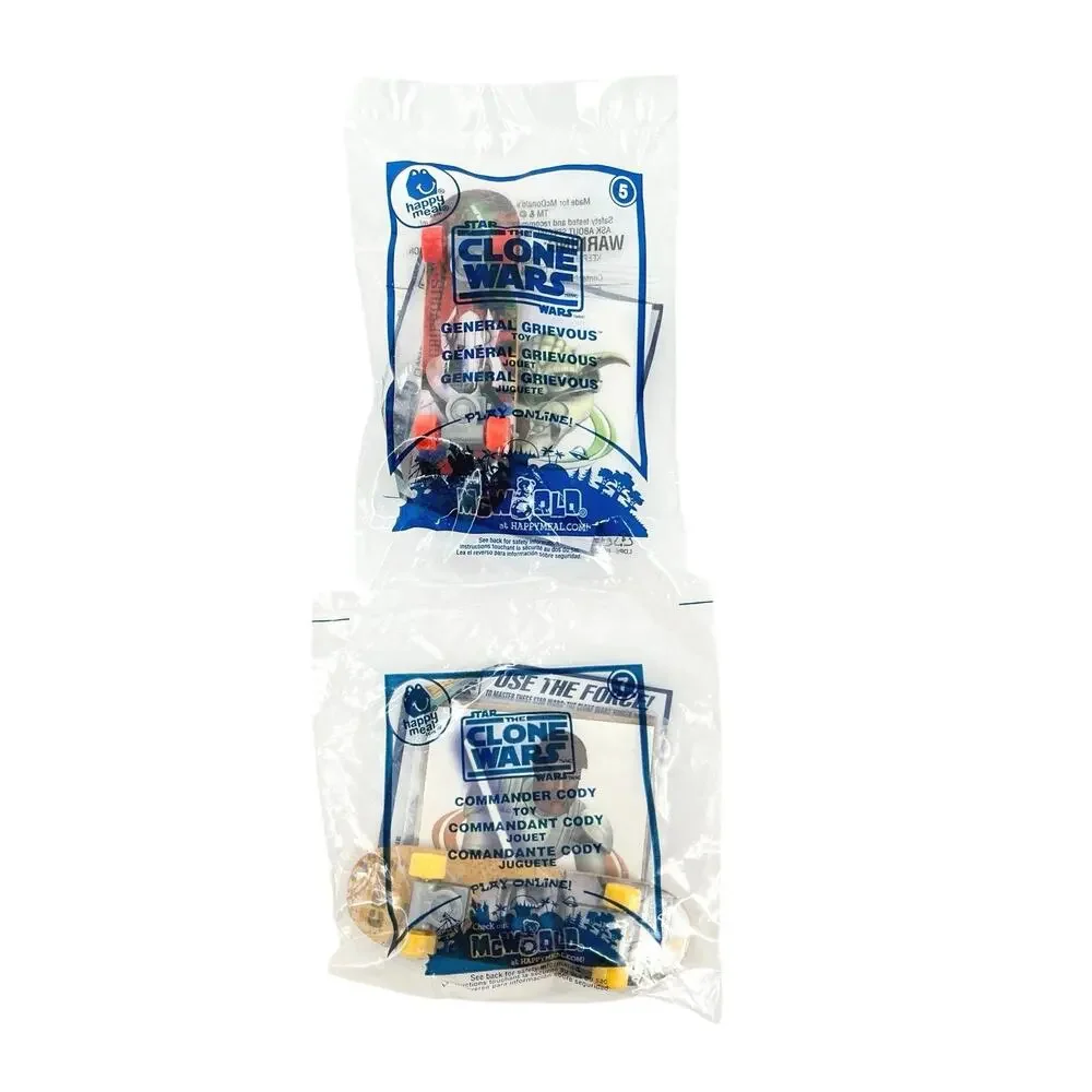DC Comics Justice League McDonalds Happy Meal Toys Set of 2